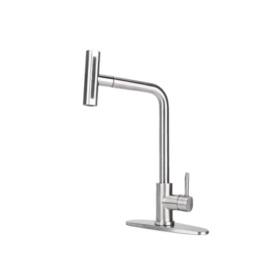 Grifo Monocontrol lavaplatos Industrial – Acero Inoxidable - Aqua center 