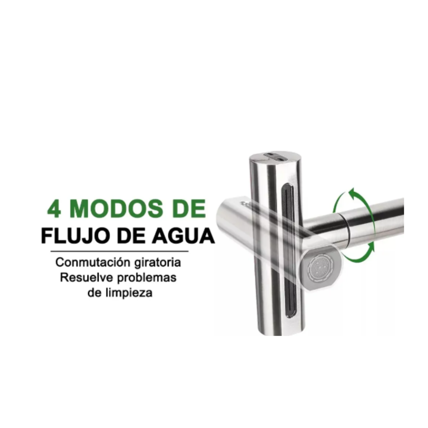 Grifo Monocontrol lavaplatos Industrial – Acero Inoxidable - Aqua center 