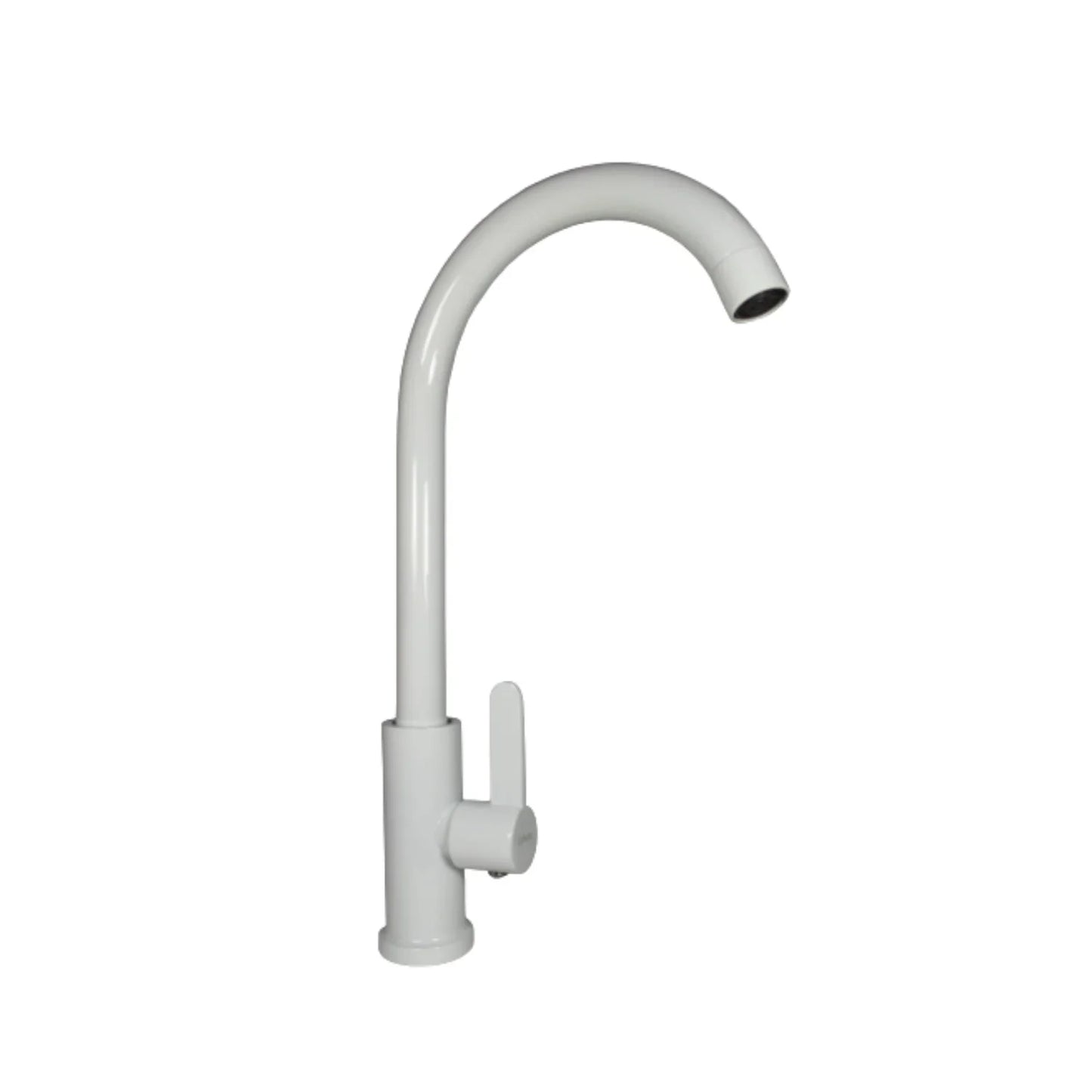 Grifo Monomando Lavaplatos Cuello Alto - blanco mate - Aqua center 