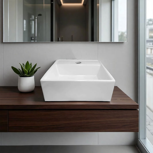 Lavamanos Blanco Vessel 28x 28 x10 cm