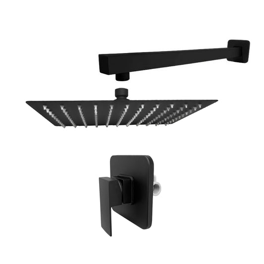 Kit Ducha Ultraslim 25X25 + Brazo Ducha + Monomando Mezclador