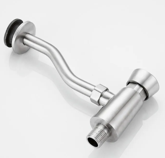 Llave Push Orinal Cierre Automático Metálica Cromada Grifo