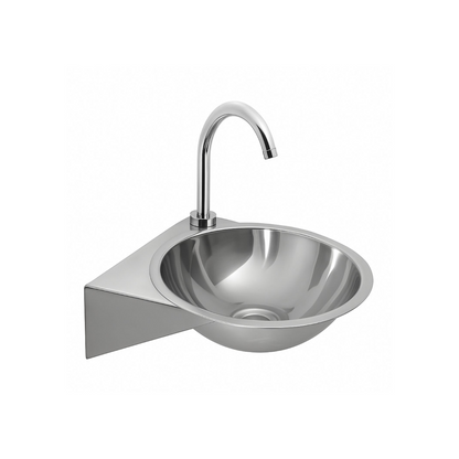 Lavamanos Plataforma Acero Inoxidable 24x26cm Pared