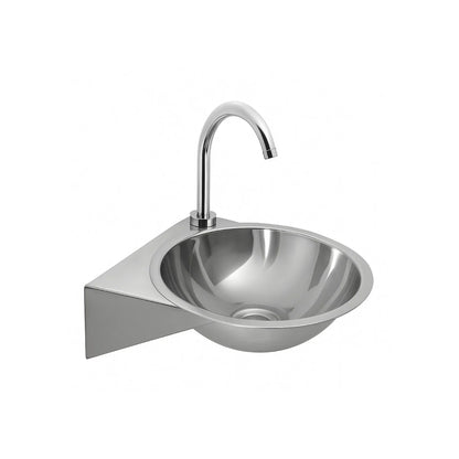 Lavamanos Plataforma Acero Inoxidable 40x42cm Pared - Aqua center 