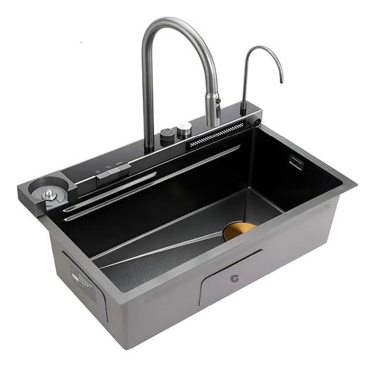 Lavaplatos Inteligente Negro 79x48x27cm