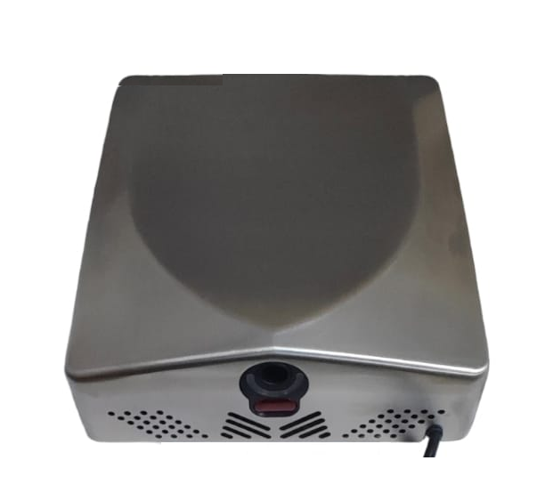 Secador De Manos Acero Inoxidable Con Filtro Hepa Y Escobillas Satinado Turbo