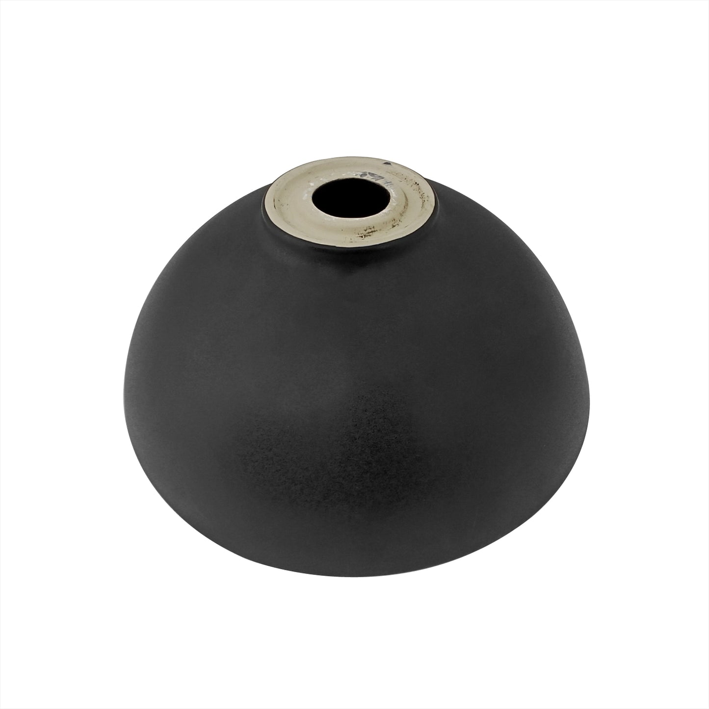 Lavamanos Sobreponer Redondo Ceramica Negro Mate 13x32cm