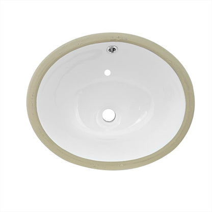 Lavamanos De Bajoponer Ovalado Blanco