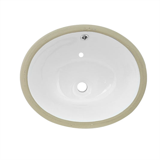 Lavamanos De Bajoponer Ovalado Blanco