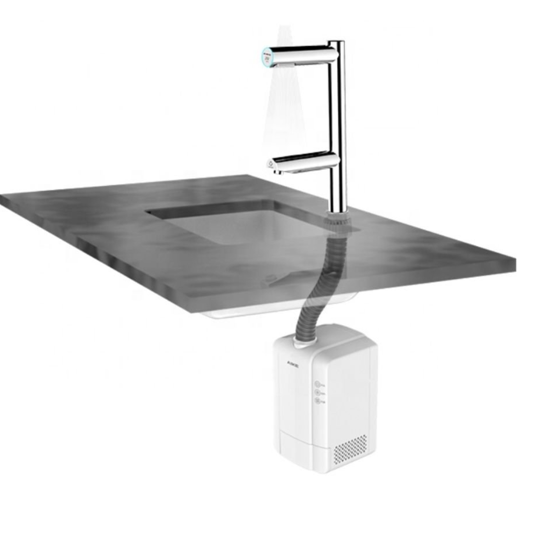 Secador de manos con grifo de Sensor en acero inoxidable con filtro Hepa