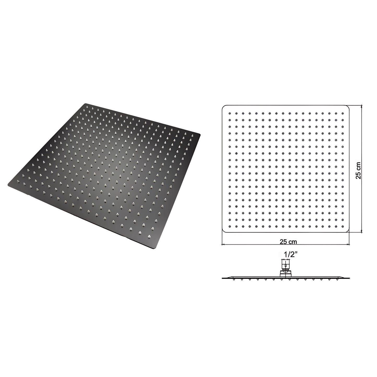 Kit Ducha Ultraslim + Brazo Ducha + Monomando Mezclador