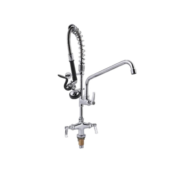 Griferia industrial para lavaplatos doble salida