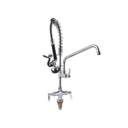 Griferia industrial para lavaplatos doble salida