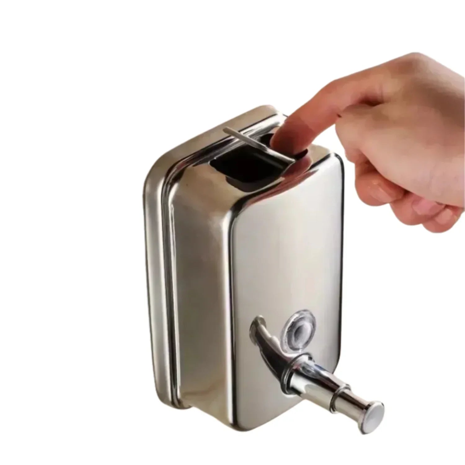 Dispensador jabón 800 ml acero inoxidable - Aqua center 