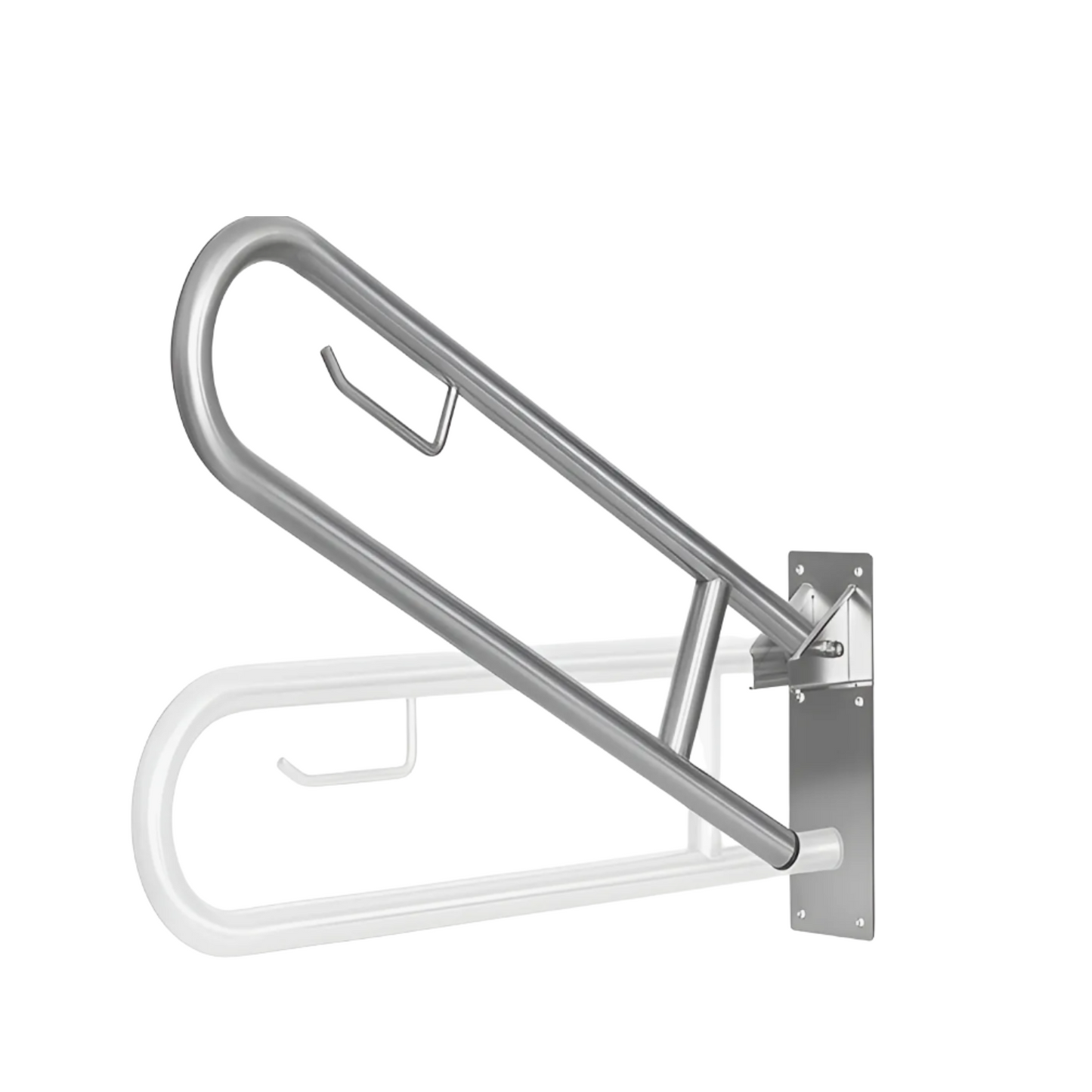 Barra de seguridad abatible 70 cm en acero inoxidable - Aqua center 