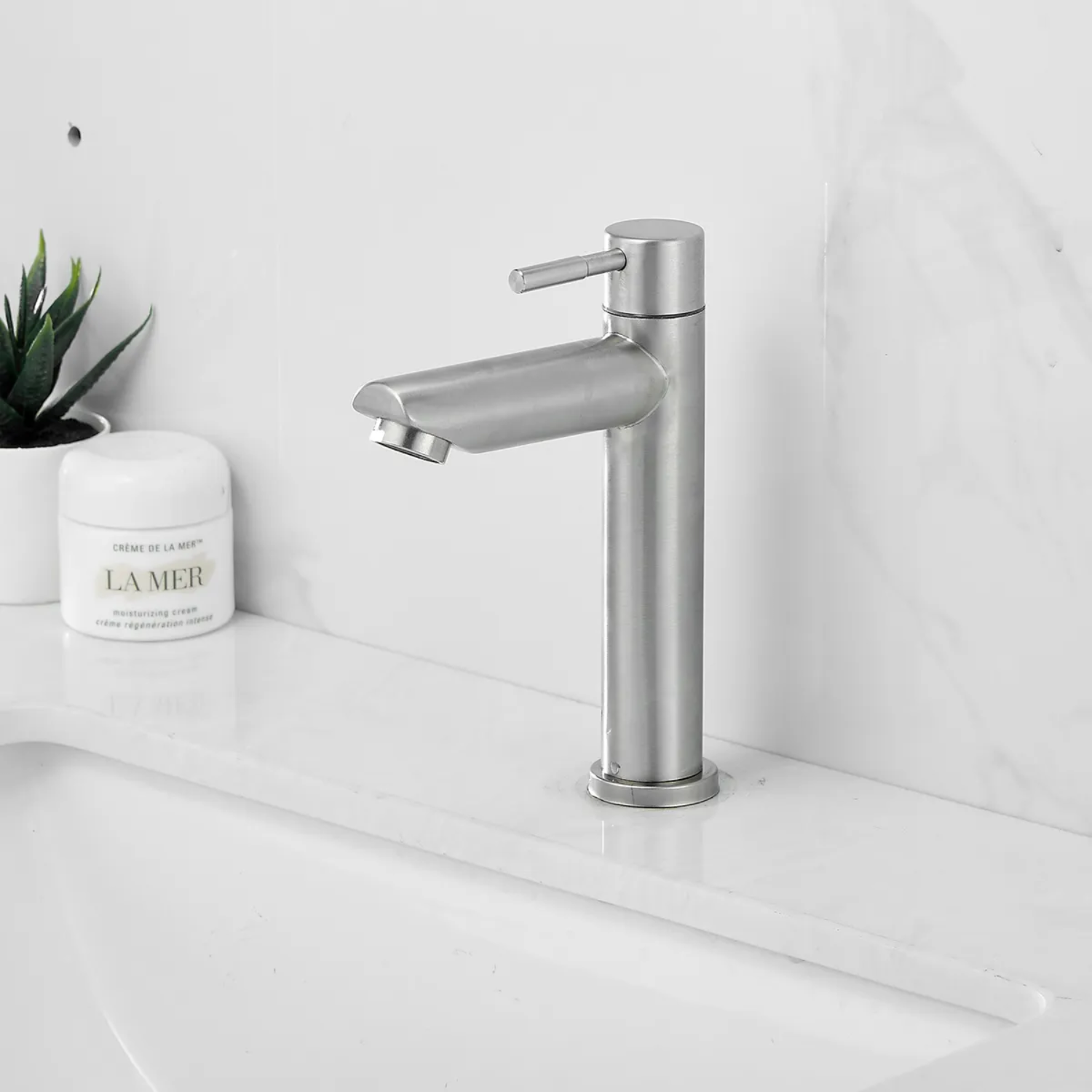 Llave para Lavamanos Tipo Inox - Aqua center 
