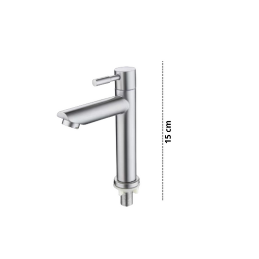 Llave para Lavamanos Tipo Inox - Aqua center 
