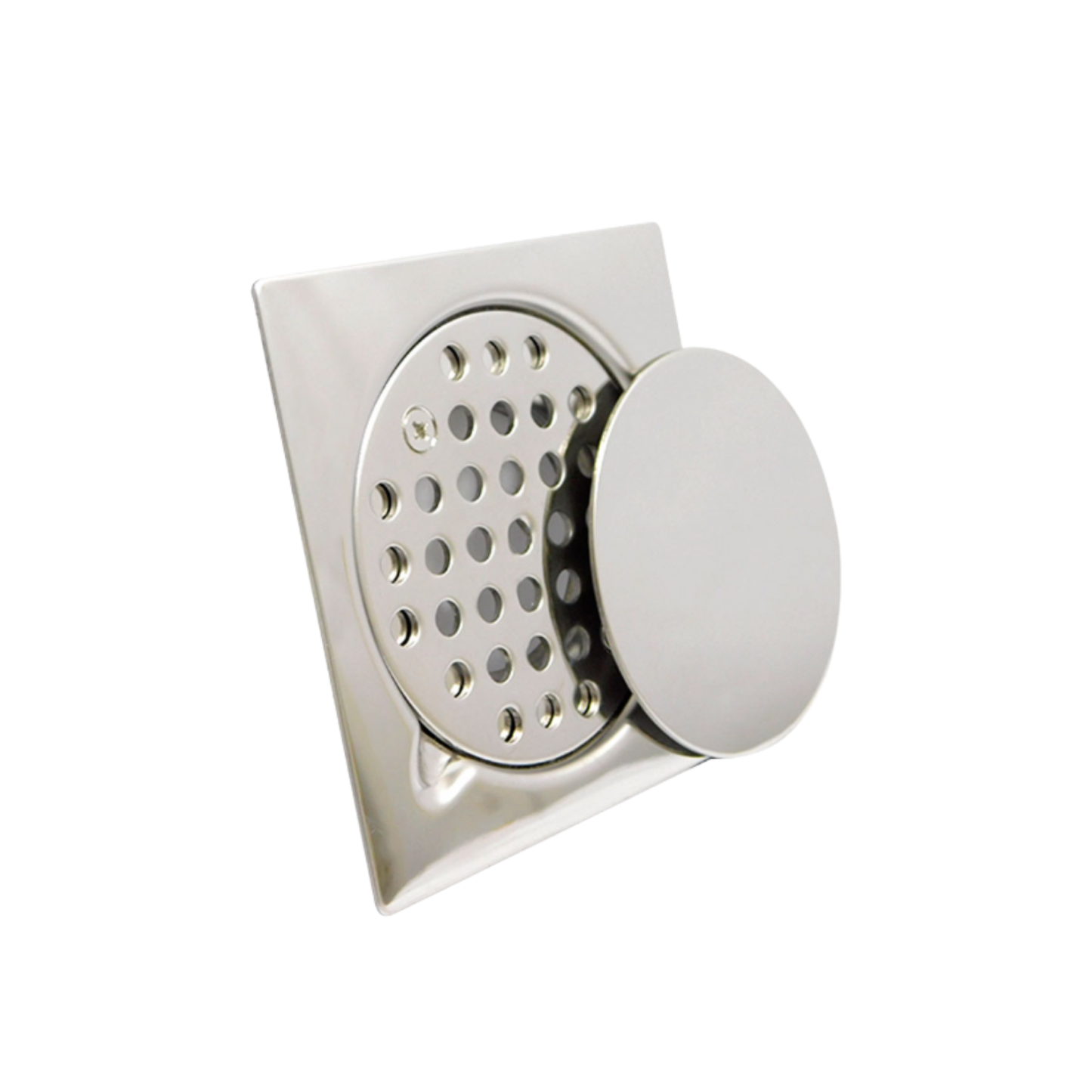 Desagüe para Ducha 4"x4" en Acero Inoxidable - Aqua center 