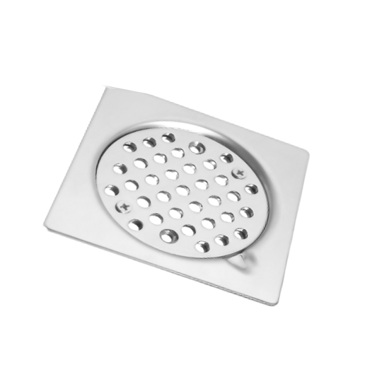 Desagüe para Ducha 4"x4" en Acero Inoxidable - Aqua center 